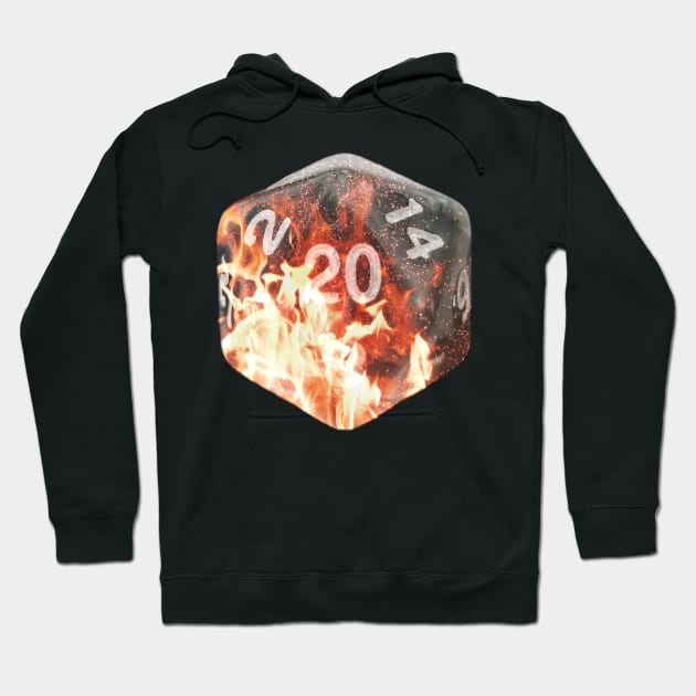 Nat20 Fireball Hoodie by Geomhectic